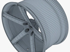vossen vps-303 19 roda prata Modelo 3D