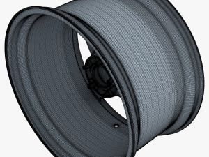 vossen vps-303 19 wheel silver 3D 模型