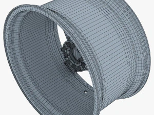 vossen vps-303 19 roda prata Modelo 3D