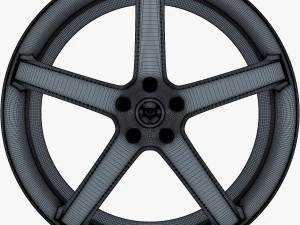 vossen vps-303 19 roda prata Modelo 3D