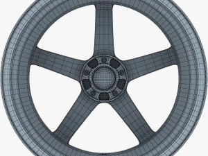 vossen vps-303 19 roda prata Modelo 3D