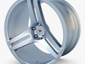 vossen vps-317 ruota da 19 argento Modello 3D