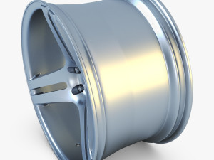 vossen vps-317 19 wheel silver 3D मॉडल