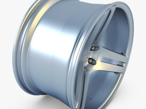 vossen vps-317 19 wheel silver 3D मॉडल