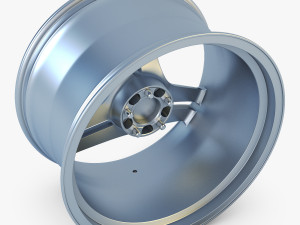 vossen vps-317 19 wheel silver 3D मॉडल