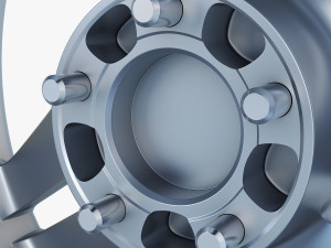 vossen vps-317 19 wheel silver 3D मॉडल