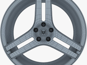 vossen vps-317 19 wheel silver 3D मॉडल