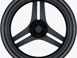 vossen vps-317 19 wheel silver 3D मॉडल