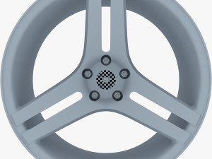 vossen vps-317 19 wheel silver 3D मॉडल