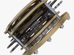 gear alarm clock v 1 Modelo 3D