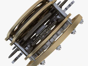 dişli &ccedil;alar saat v 1 3D Model