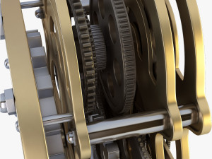 gear alarm clock v 1 Modelo 3D