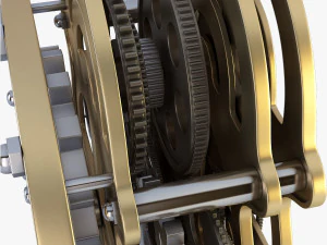 dişli &ccedil;alar saat v 1 3D Model