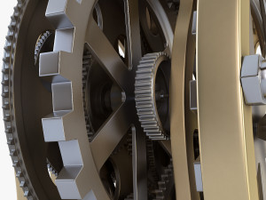 gear alarm clock v 1 Modelo 3D