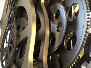 dişli &ccedil;alar saat v 1 3D Model