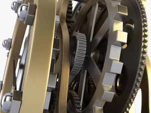 dişli &ccedil;alar saat v 1 3D Model