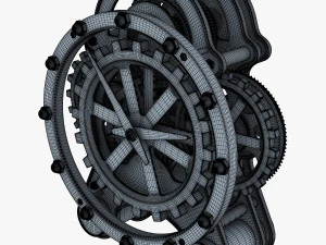 dişli &ccedil;alar saat v 1 3D Model