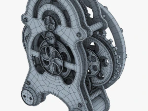 dişli &ccedil;alar saat v 1 3D Model