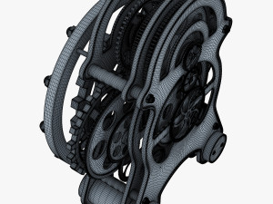 gear alarm clock v 1 Modelo 3D
