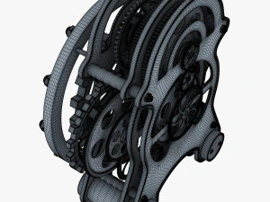 dişli &ccedil;alar saat v 1 3D Model