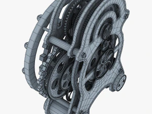 dişli &ccedil;alar saat v 1 3D Model