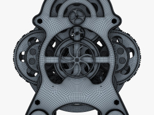 gear alarm clock v 1 Modelo 3D