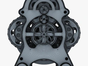 dişli &ccedil;alar saat v 1 3D Model