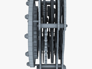 gear alarm clock v 1 Modelo 3D