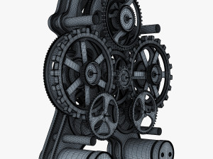 gear alarm clock v 1 Modelo 3D