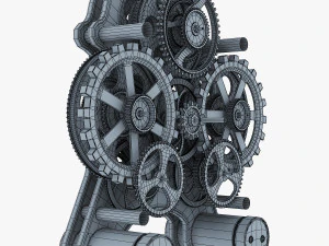 dişli &ccedil;alar saat v 1 3D Model