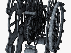 gear alarm clock v 1 Modelo 3D