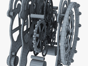gear alarm clock v 1 Modelo 3D