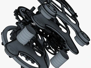 dişli &ccedil;alar saat v 1 3D Model