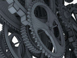gear alarm clock v 1 Modelo 3D