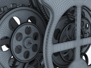 gear alarm clock v 1 Modelo 3D