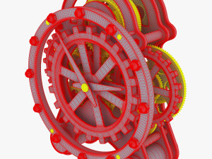 gear alarm clock v 1 Modelo 3D