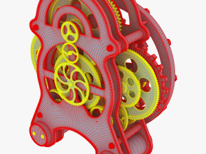 gear alarm clock v 1 Modelo 3D