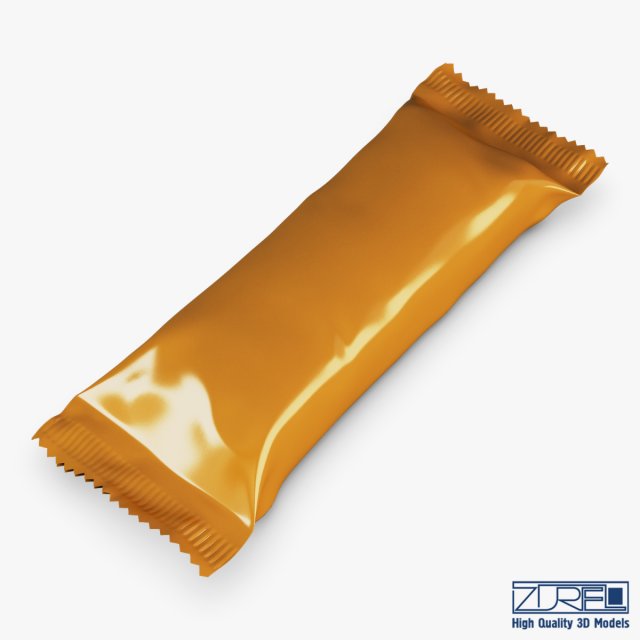 candy wrapper v 8 3D 모델 .c4d .max .obj .3ds .fbx .stl .blend 