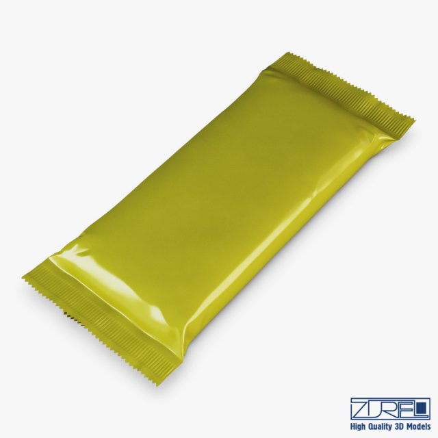 candy wrapper v 9 3D Model .c4d .max .obj .3ds .fbx .stl .blend 
