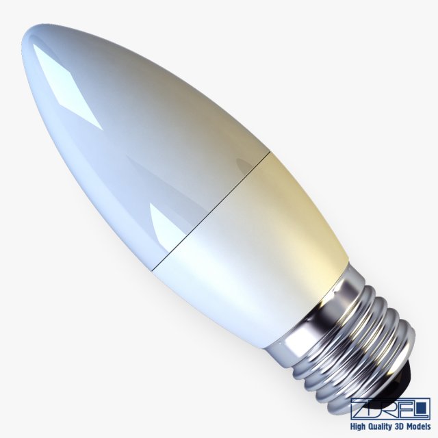led lamp v 3 3D मॉडल .c4d .max .obj .3ds .fbx .stl .blend 