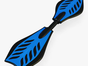razor ripstik classic blue v 1 mid poly 3D Model