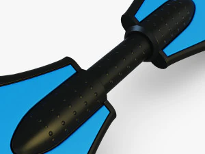razor ripstik classic blue v 1 mid poly 3D Model