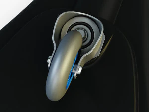 razor ripstik classic blue v 1 mid poly 3D Model