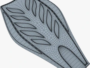 razor ripstik classic blue v 1 mid poly 3D Model