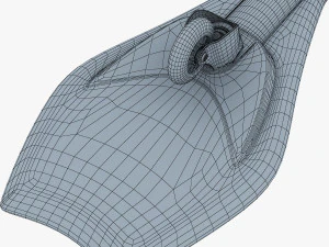 razor ripstik classic blue v 1 mid poly 3D Model