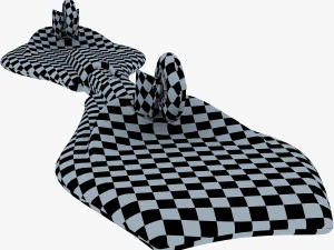 razor ripstik classic blue v 1 mid poly 3D Model