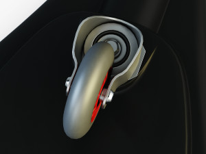 razor ripstik classic red v 1 mid poly 3Dモデル