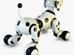 zoomer robot dog dalmatian 3D मॉडल