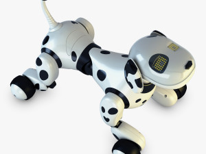zoomer robot dog dalmatian 3D मॉडल