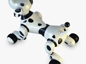 zoomer robot dog dalmatian 3D Model